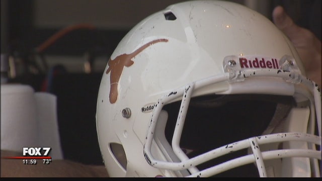 Harvey volunteers take a load off at UT game