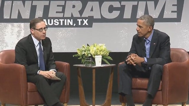 Obama delivers keynote speech at SXSW