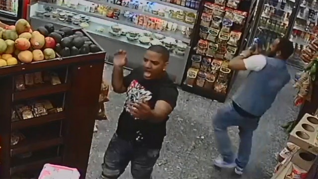 VIDEO: Men attack deli worker with avocados