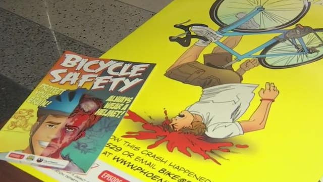 Graphic comic books teach bicycle safety