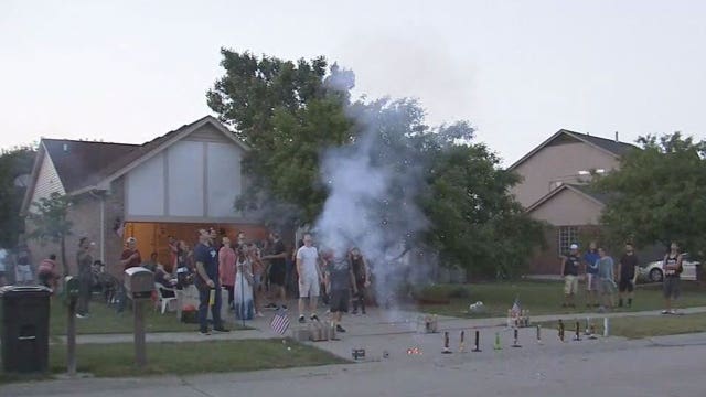 Chesterfield Twp neighbors throw block party after fireworks threat
