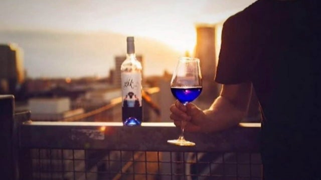 Spanish winemaker creates blue wine
