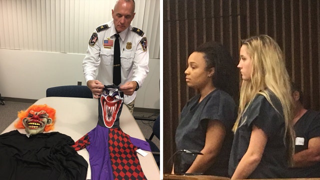 'Morons' in clown costumes arrested for trying to scare teens in Roseville