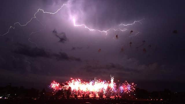 PHOTOS: Fireworks and lightning share 4th of July sky over Minnesota