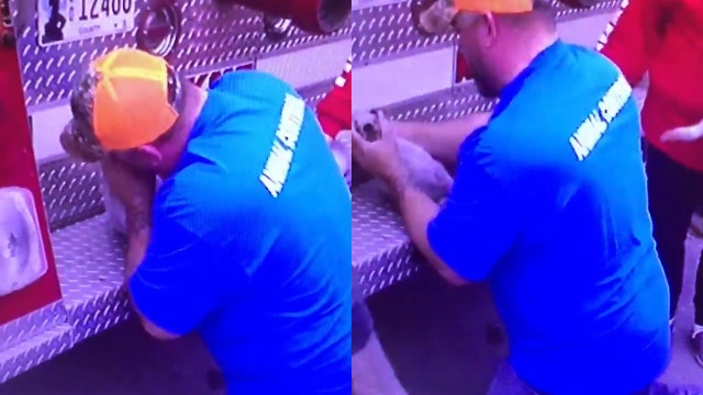 Man does CPR on puppies rescued from Oklahoma house fire