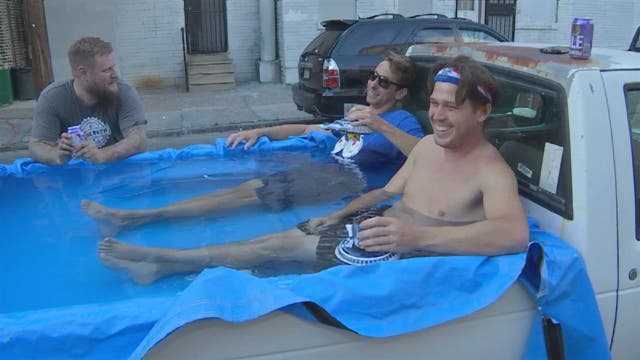 Philadelphia tells residents: Don't swim in dumpster pools