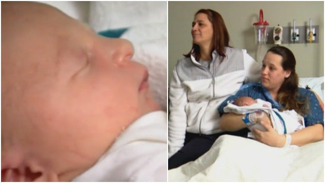 Newborn, mother, grandmother share same birthday