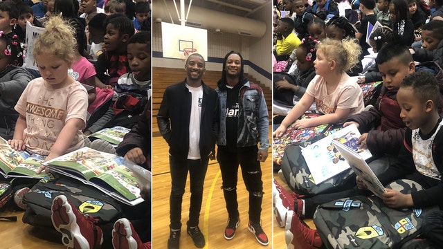 Former Bulldogs donated 750 books to North Carolina children