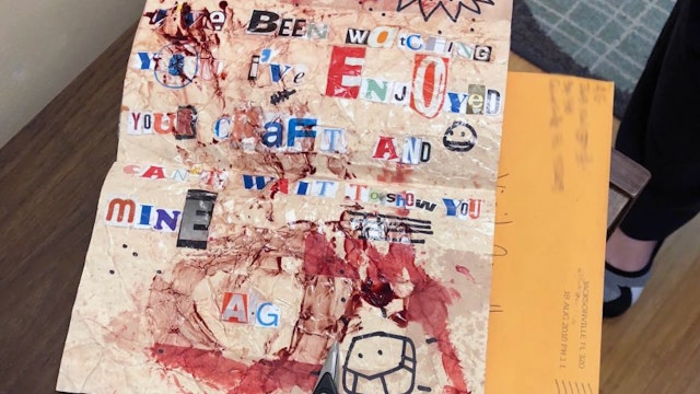 Haunted house letter mistaken as real threat