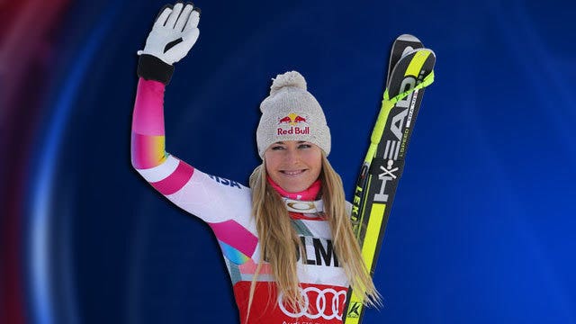 Lindsey Vonn ends early because of left knee injury