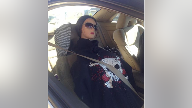 'People hate carpool cheaters:' CHP tickets driver for riding with mannequin in Santa Rosa