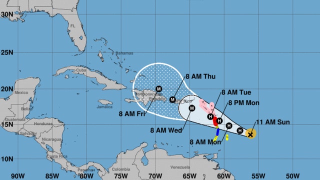 Tropical storm Maria is a growing threat to the Caribbean, Hurricane Jose strengthening