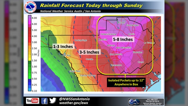 Be prepared for this weekends rain