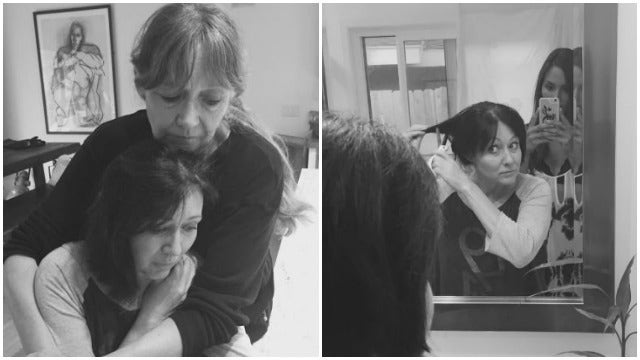 Shannen Doherty shaves head amid cancer battle