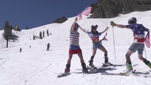 Historic summer skiing season in California