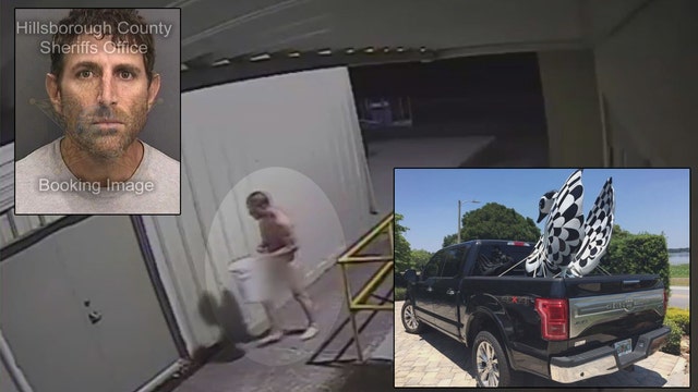 Naked man steals $25,000 swan statue in Lakeland
