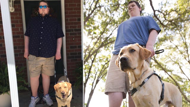 ‘Humiliated, scared and targeted': Blind man and service dog turned away from church
