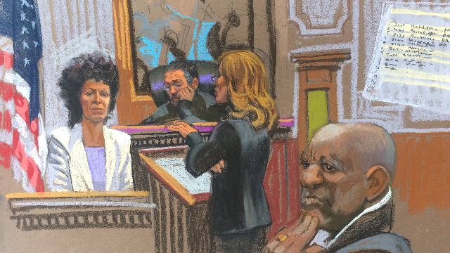 Cosby's accuser stands by her story under cross-examination