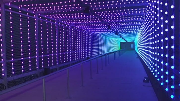 Rain Closes Trail Of Lights Winter Wonderland