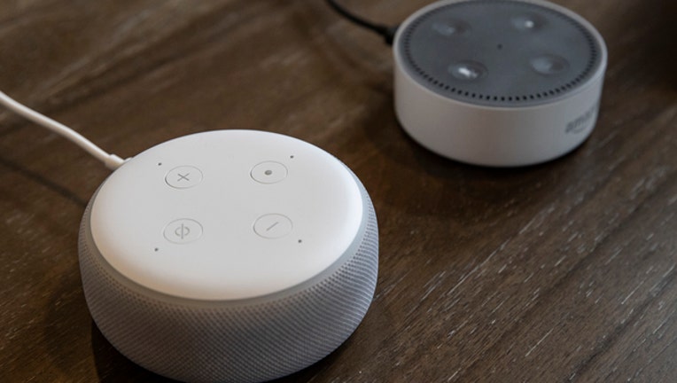 GETTY Echo Dots Side By Side 110118-408200