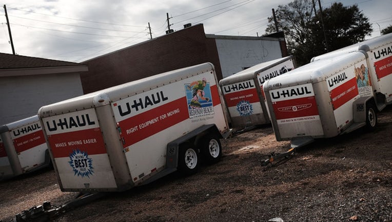 U-Haul trailers (GETTY)-408200