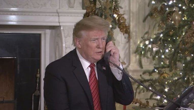 WTTG President Donald Trump Christmas Eve Calls From Children 122418-401720.jpg