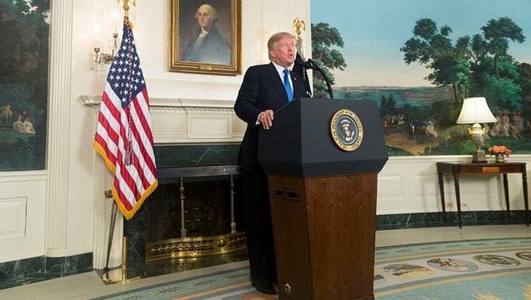 President Donald Trump White House Speech-401720