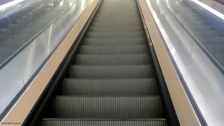 Escalator file photo by Alan Levine via Flickr-404023