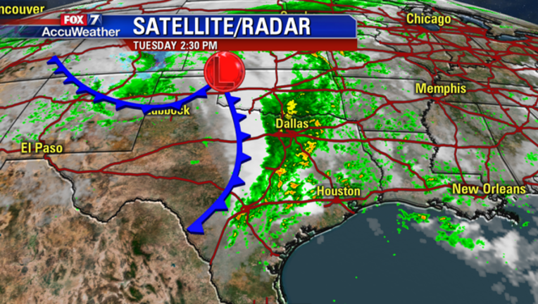 Cold Front Sparks Potential For Severe Weather In Central Texas | FOX 7 ...