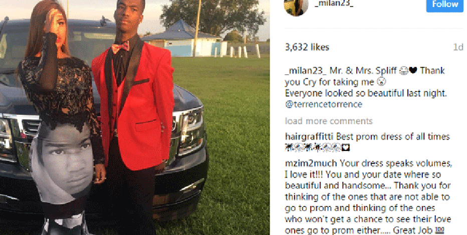 Florida teen dons Black Lives Matter prom dress