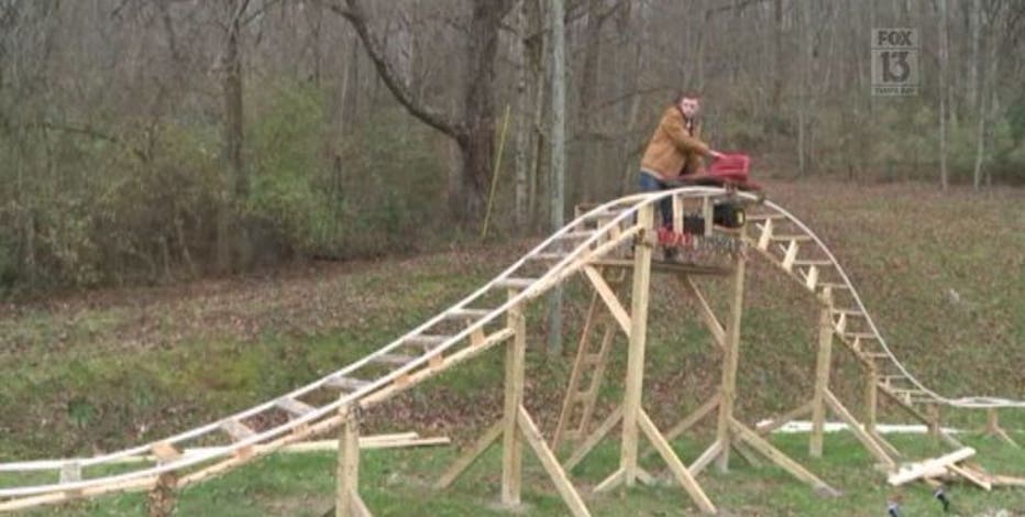 Kentucky Teen Builds Roller Coaster In Backyard Fox 7 Austin
