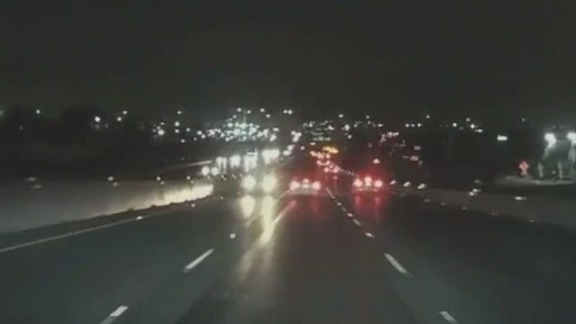 Two recovering in hospital following wrong way crash on I-35