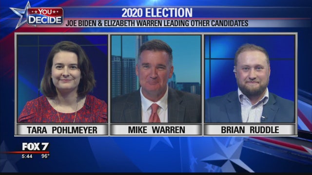 FOX 7 Discussion: Biden, Warren lead in new polls