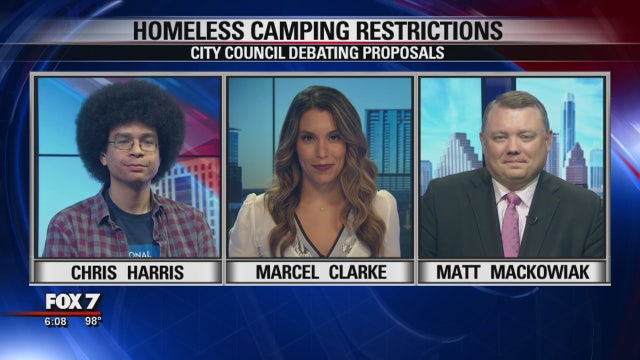 FOX 7 Discussion: Homeless camping restrictions