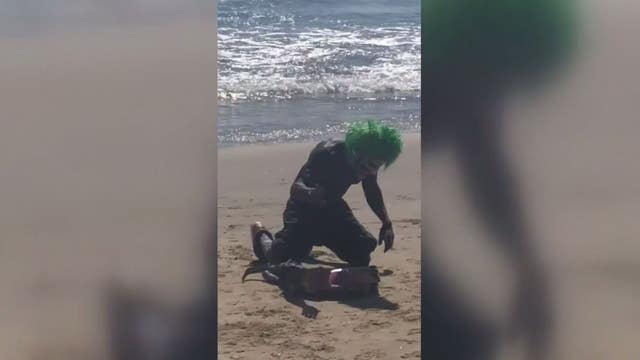 Man in Halloween mask arrested after leading authorities on wild chase through LA