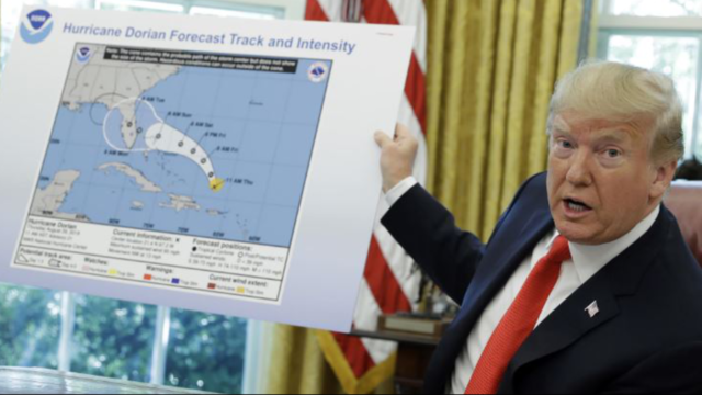 NOAA assailed for defending Trump's Hurricane Dorian claim, politicizing weather