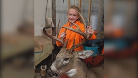 Minnesota girl bags 12-point buck first time hunting