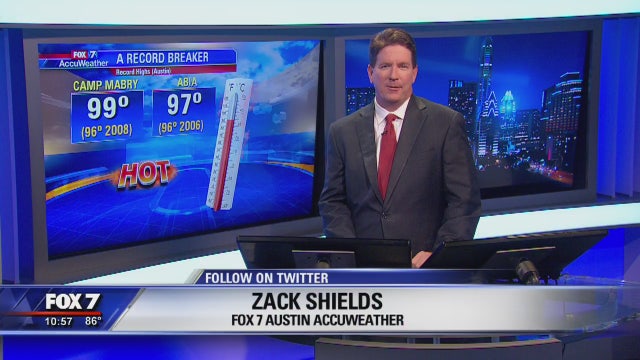 Evening weather forecast for Saturday, May 26, 2018