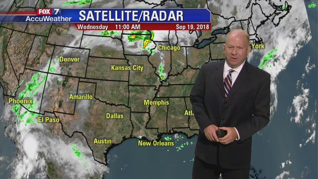 Evening weather forecast for Wednesday, September 19, 2018