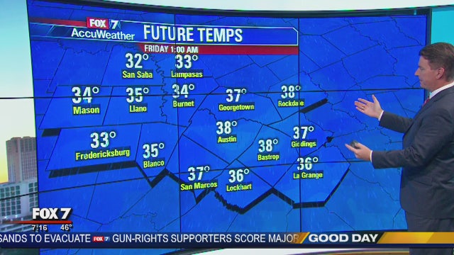 Morning weather forecast for Dec. 7, 2017