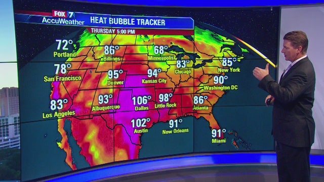 Morning weather forecast for July 18, 2018