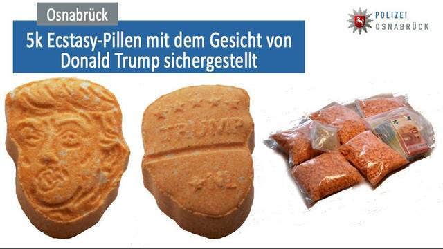 German police seize thousands of 'Trump' ecstasy tablets