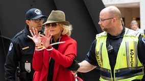 ‘I decided to upend my life’: Jane Fonda arrested for 4th consecutive Friday outside US Capitol during climate rally