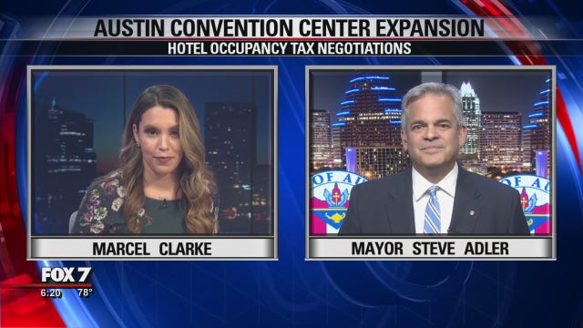 FOX 7 Discussion: Mayor Adler on hotel occupancy tax negotiations