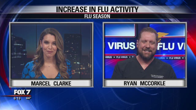 FOX 7 Discussion: Increase in flu activity