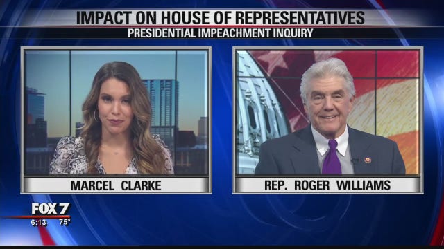 FOX 7 Discussion: Rep. Roger Williams on impeachment inquiry