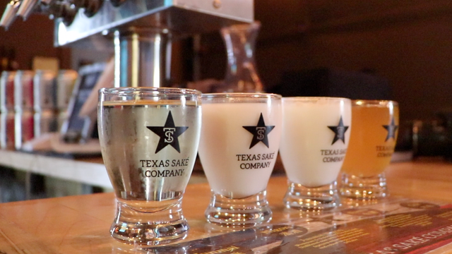 Local brewery making craft American Texas sake