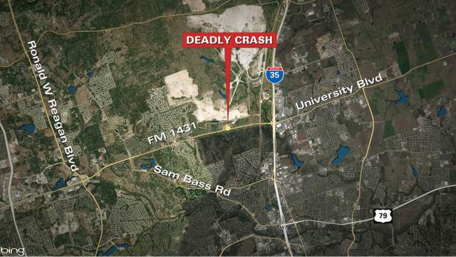 Three killed in overnight crash in Round Rock
