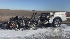 Pflugerville father, daughter survive violent Christmas Eve truck fire