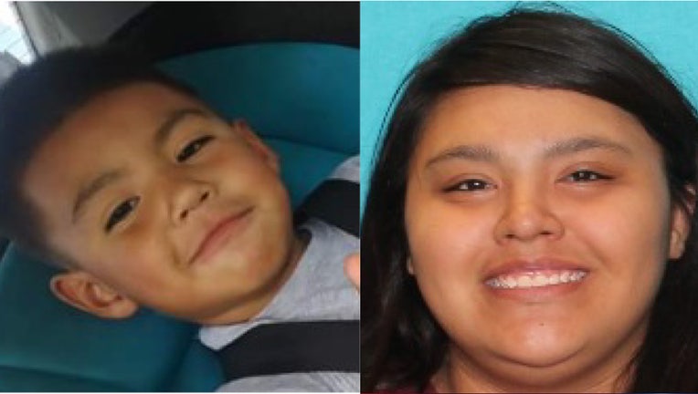 An Amber Alert was issued for 4-year-old Nicholas Perez. Authorities say he may be with 21-year-old Maricela Paz.